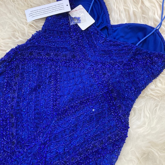 AIDAN MATTOX V-Neck Mini Dress - Picture 14 of 14